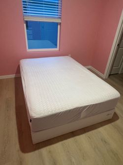 Sleep International Essence TT Full Extra Firm Mattress Set - Includes Box Spring + Mattress Protector