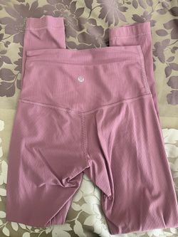 Ribbed Align Lululemon Leggings Size 2 Pink