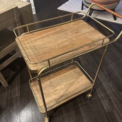 Beautiful Bar cart &'or patio Espresso Coffee Bar 