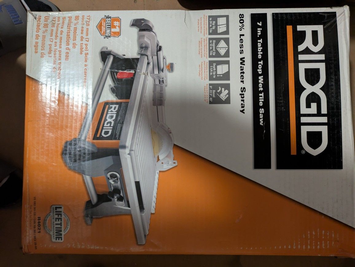 Ridgid Tile Saw