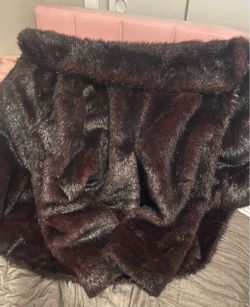Warm Faux Fur Coat