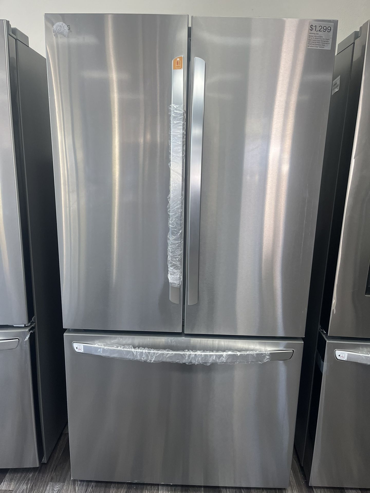 29.5” Depth Counter Depth Max 3 Door Refrigerator WAS$2499 NOW$1299