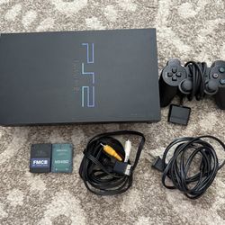 Playstation 2 Console With Sd Memory Cards