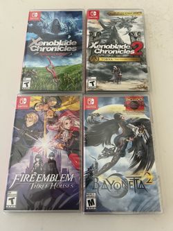 Nintendo Switch Games Bundle – Xenoblade, Xenoblade 2 Torna, Fire Emblem & Bayonetta 2