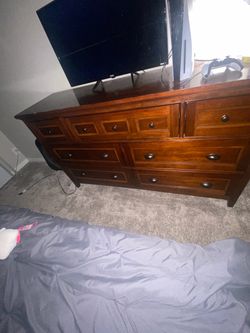 Dresser and mirror