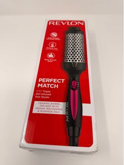 Revlon Perfect Match 1 3 4 Triple Styler Hot Air Brush