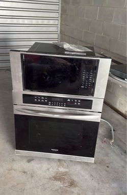 Frigidaire Stainless Steel Wall Oven Microwave Combo