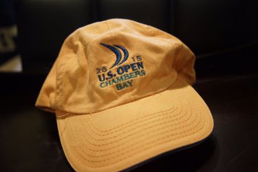 Chambers Bay us open PGA pro golf 2015 hat orange snapback