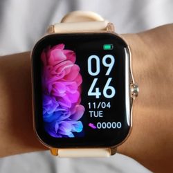 Smart Watch, Multi-Sport Mode, Call Reminder/Rejection, Message Reminder View, Voice Assistant, Multiple Application Reminders, 1.83-Inch Full Touch