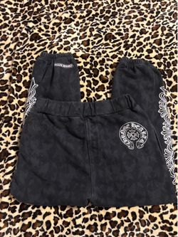 authentic chrome hearts triple cross horseshoe sweatpants🖤