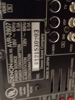 Denon Receiver
