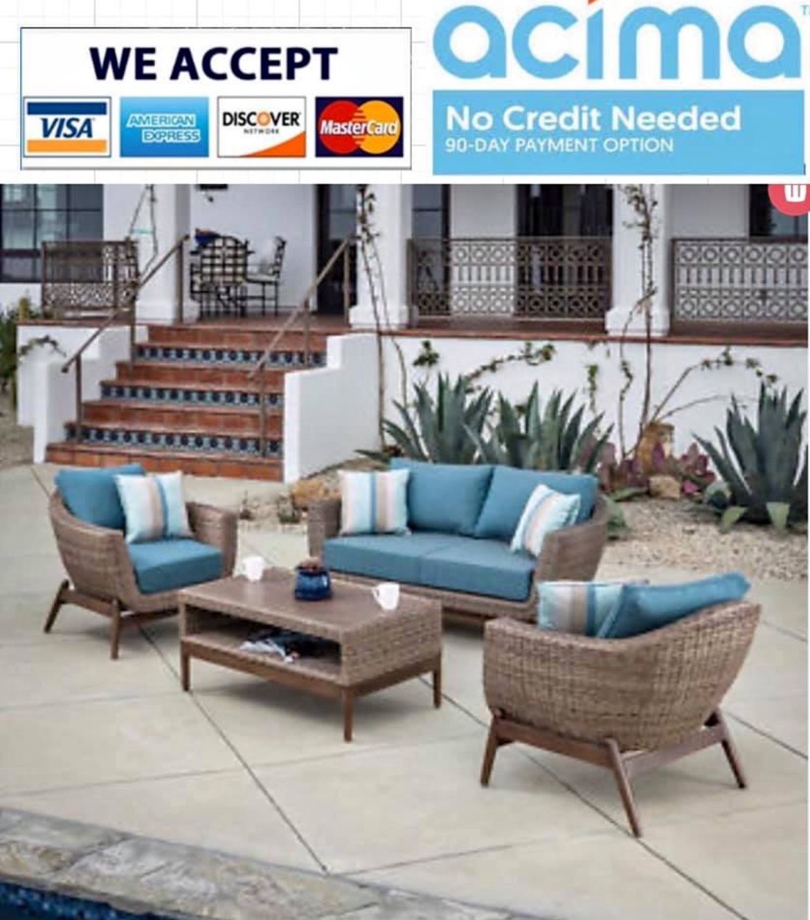 Brand New Patio Outdoor Furniture Set Sunbrella Fabric