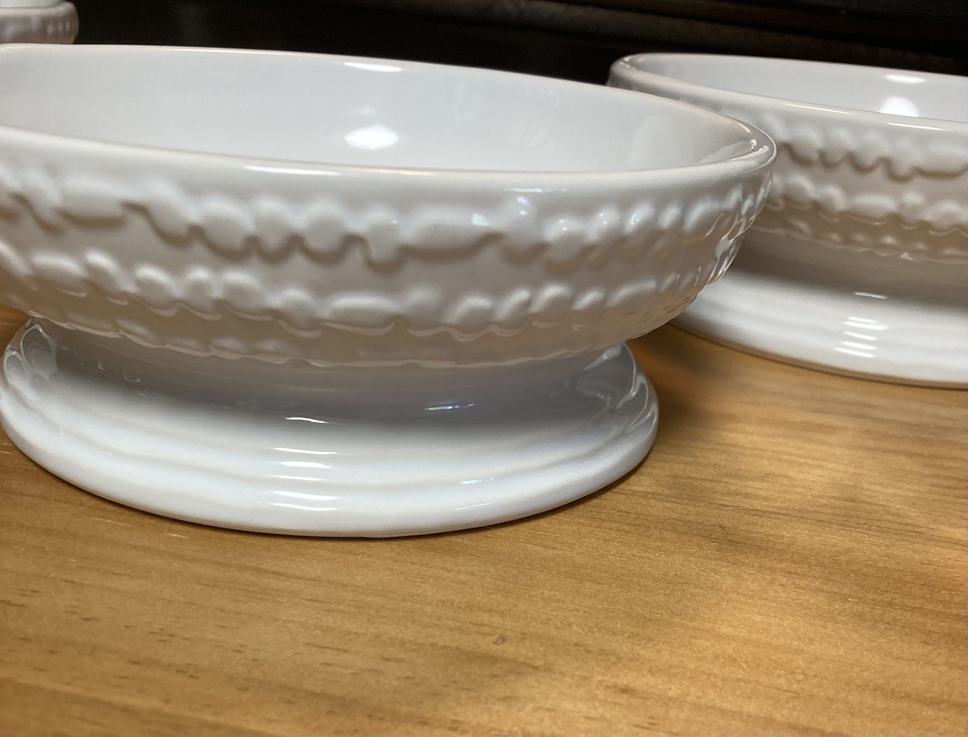 Non Slip Stoneware Cat Food Bowls