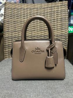 Coach brown leather handbag