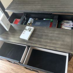 Solid Wood Lift-Top Storage Coffee Table / TV Stand / Multi-Use Cabinet