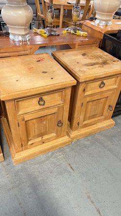 (In store) Rustic Farmhouse Nightstands