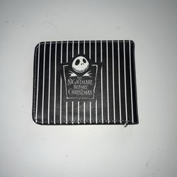 Disney The Nightmare Before Christmas Bi-fold Wallet Unisex Brand New Never Used