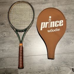 prince woodie vintage tennis racket 