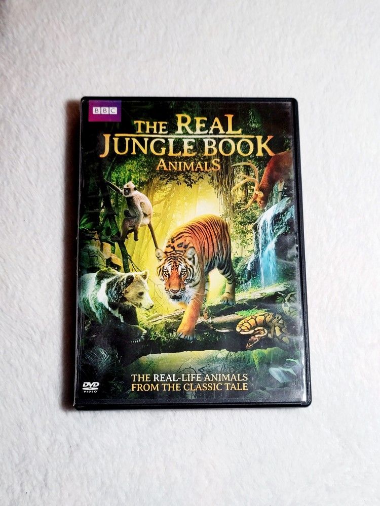 The Real Jungle Book Animals DVD (2016) 