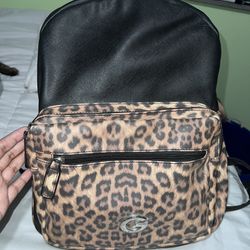 Guess Leopard Backpack