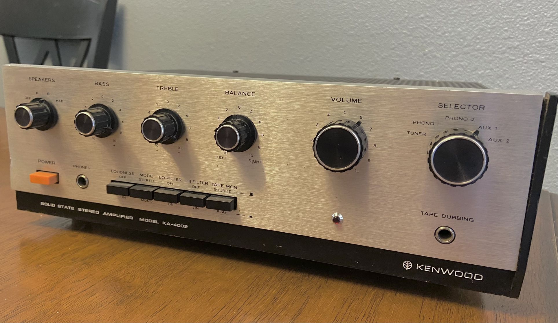Kenwood KA-4002 Solid State Stereo Amplifier (1970-73) in great condition