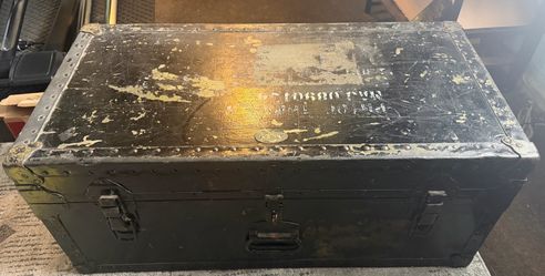 Military trunk vintage
