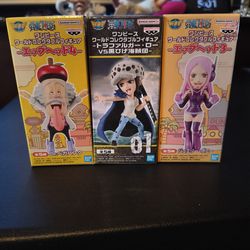 One Piece World Collectible Figures Set
