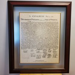 Declaration of Independence 27" x 32" $120