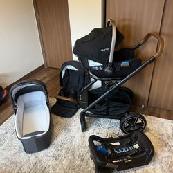 Nuna Stroller MIXX and Car Seat, Bassinet 