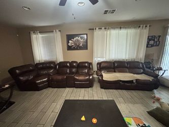 Recliner Couch Set