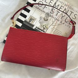 Authentic Louis Vuitton Epi Pochette Accessoires