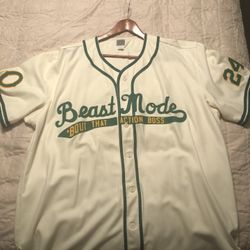 Marshawn Lynch Beast Mode Ebbets Field Flannel Jersey 2015