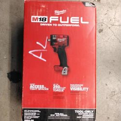 Milwaukee
M18 FUEL GEN-3 18V Lithium-Ion Brushless Cordless 3/8 in. Compact Impact Wrench with Friction Ring (Tool-Only). 