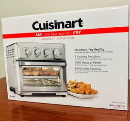 Cuisinart Air fryer Toaster Oven, Retail For $300 Asking $180 Brand New Sealed !!!