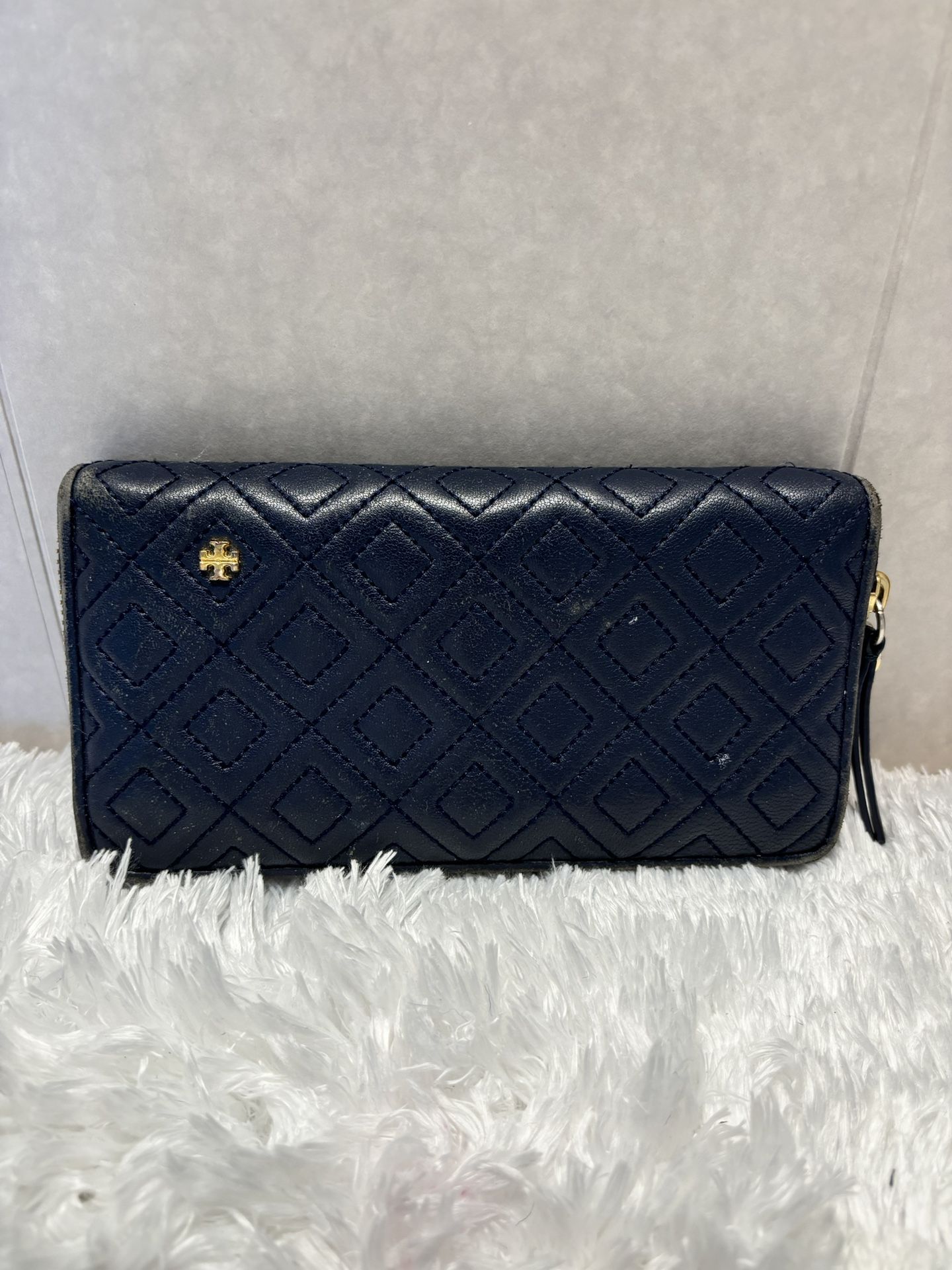 Tory Burch Fleming Zip Continental Wallet Quilted