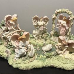 Seraphim Classics Angels “Heavenly Reflections” Display Pond Figurines