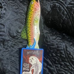 Sweetwater 420 Mango Kush Wheat Ale Bass Fish Tap Handle 
