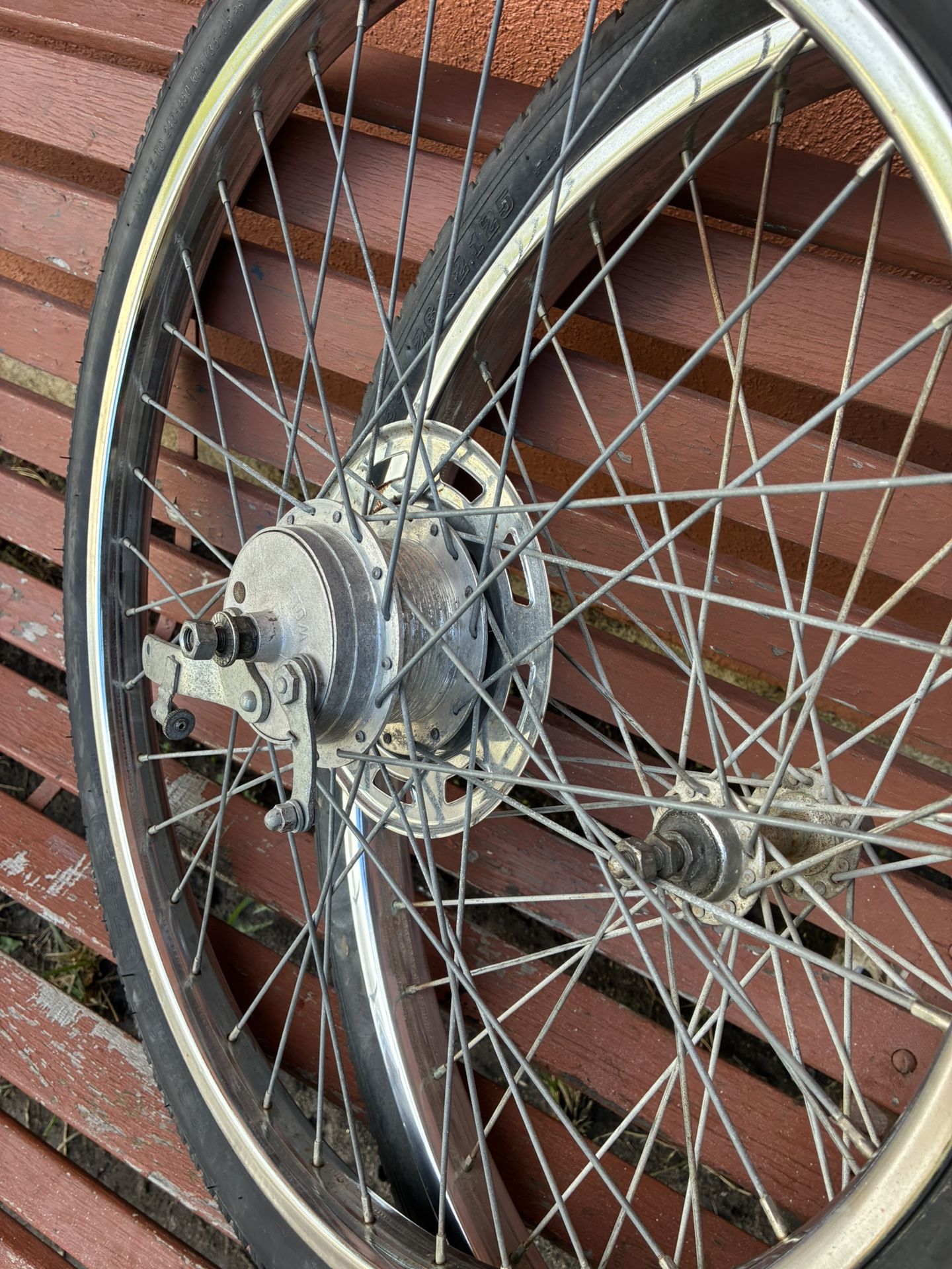Schwinn S2 Drum Brake 5 Speed Rims Cruiser Wheels