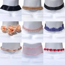 9-Piece Choker Necklace Set