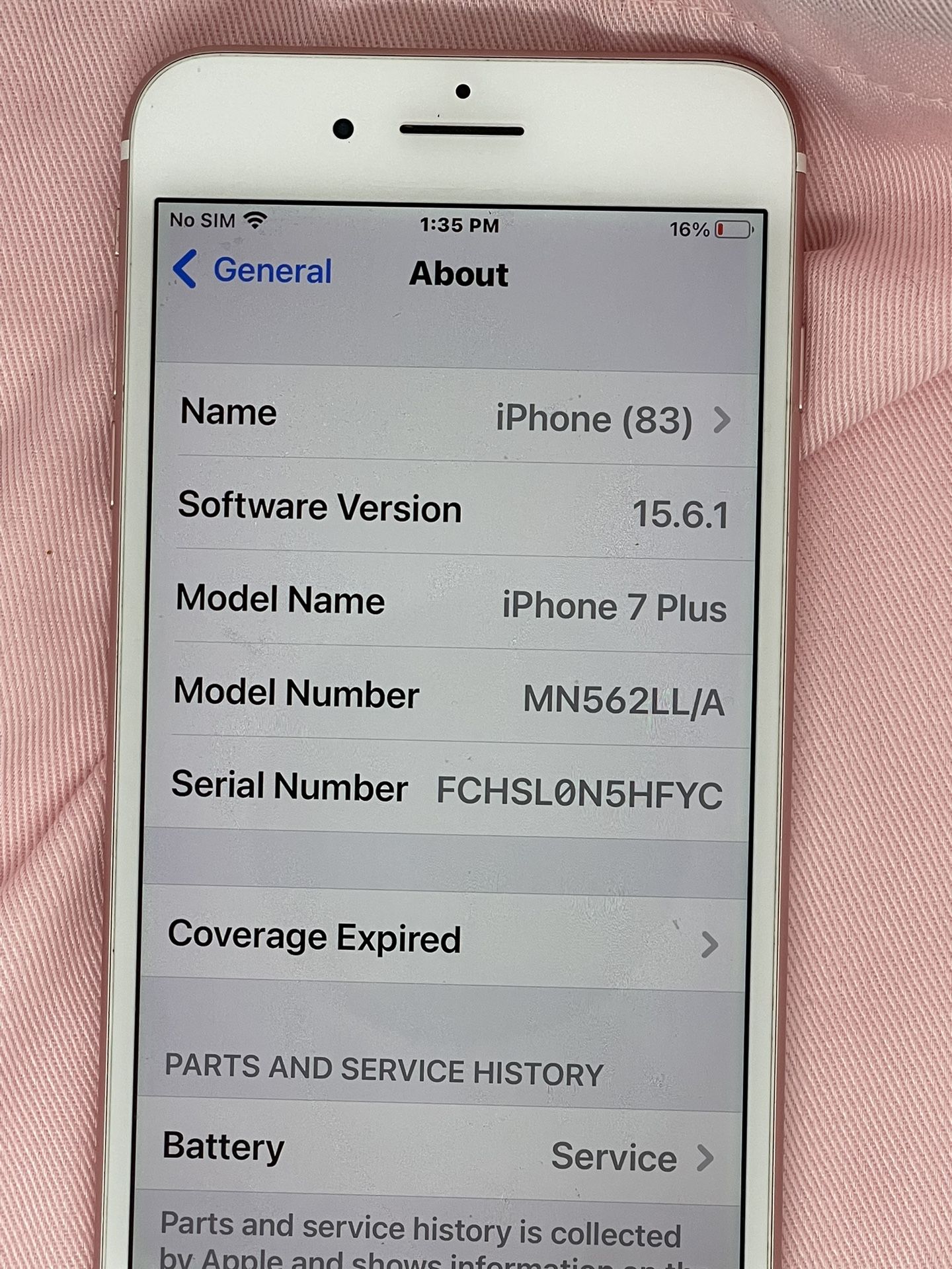 IPhone 7 ProMax 128 Gigs ATT/Cricket