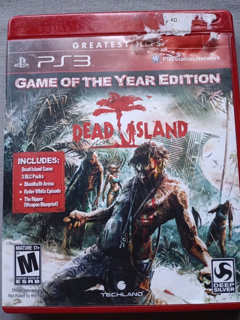Dead Island Game Of The Year Edition Ps3