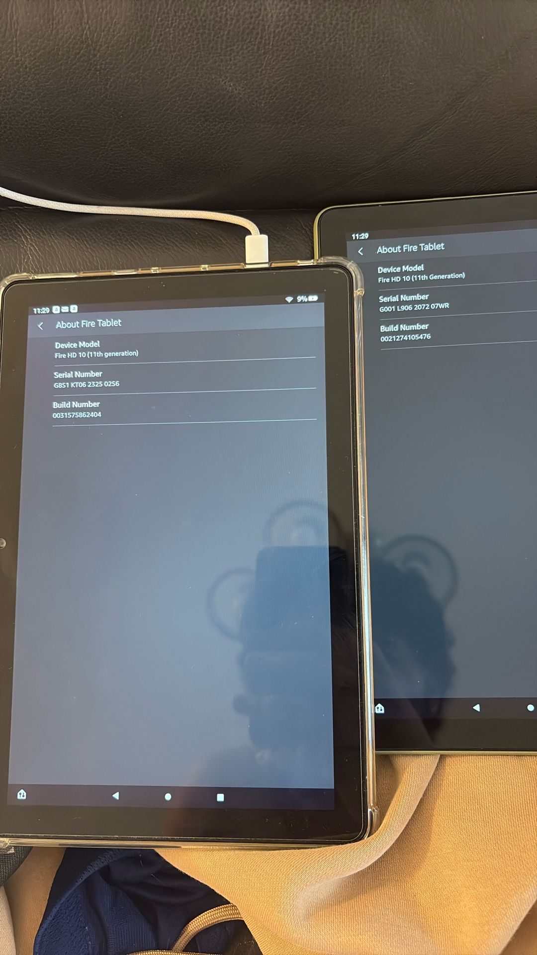 2x Amazon Fire HD 10 Tablets (11th Gen) – 32GB, Full HD