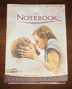 THE NOTEBOOK LIMITED EDITION. GIFT BOX. DVD -scrapbook
