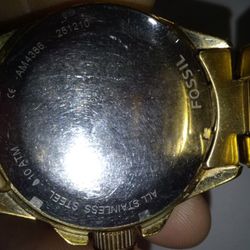 Fossil Watch  10 ATM  US PATENT # 252000