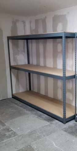 Boltless Garage Storage Room Rack Shelving 72 in W x 24 in D Shelves Stronger Than Homedepot Lowes And Costco Delivery Available