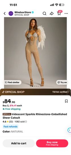 Iridescent Sparkle Rhinestone-Embellished Sheer Jumsuit