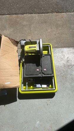 Ryobi tile saw
