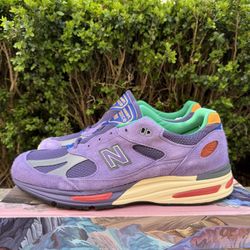 Salehe Bembury New Balance 991v2 MiUK Colors Be The Palette U991SB2 Purple Sz 14