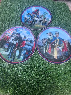 American Civil War Hamilton Collection Numbeted1990’s Collectible Plated