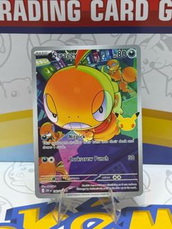 Scraggy Illustration Rare Card 140/128, 30th Celebration